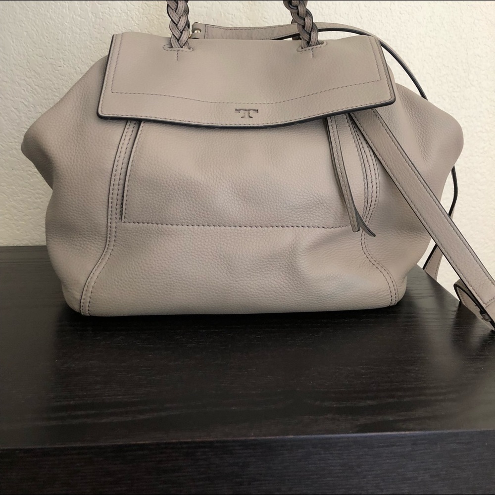 Authentic Tory Burch half moon handbag